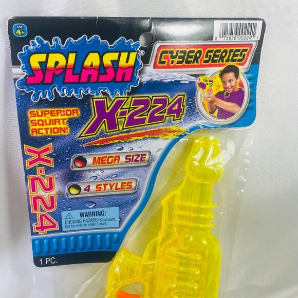 Splash Cyber Series X-224 Water Gun Toy 2010 Ju-Ru Yellow - Picture 6 of 9